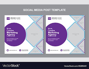 social media post template