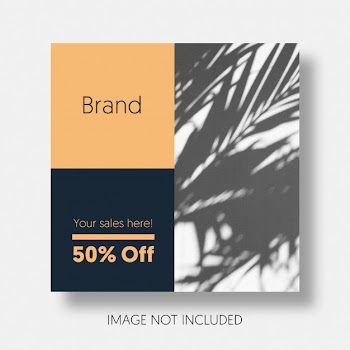 Social media post template Free Psd