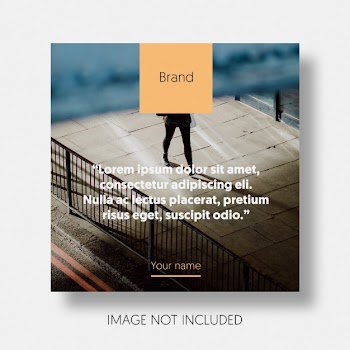 Social media post template Free Psd