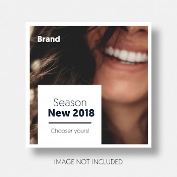 Social media post template Free Psd