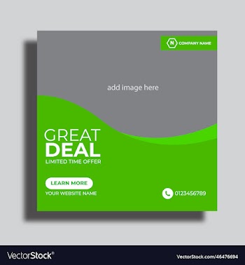 social media post template modern instagram post