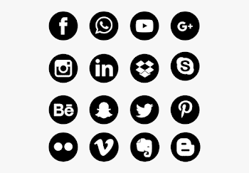 Social Media Share - Social Media Vector Icons Png #542658 - Free ...