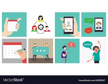 Social media sign logo and symbol post like vector image