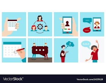 Social media sign logo and symbol post like vector image