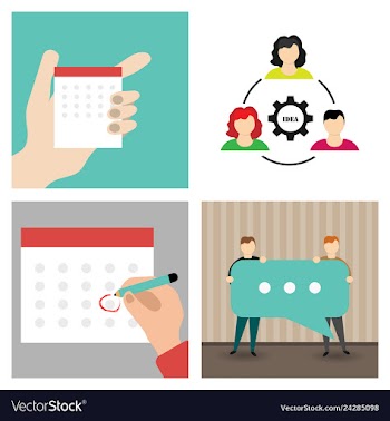 Social media sign logo and symbol post like vector image