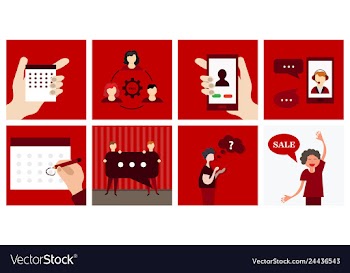 Social media sign logo and symbol post like vector image