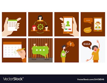 Social media sign logo and symbol post like vector image