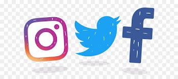 Social media Social network Social video marketing Blog - creative business card 