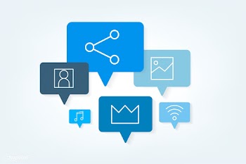 Social media speech bubbles | Free stock vector - 586263