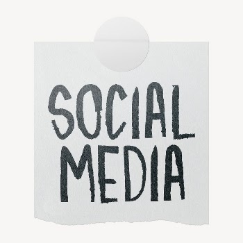Social media word sticker, ripped | Free PSD - rawpixel