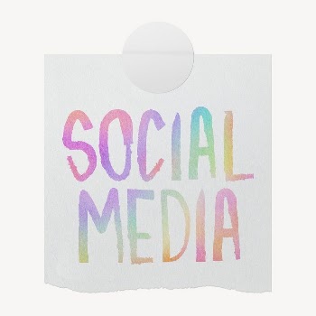 Social media word sticker, ripped | Free PSD - rawpixel