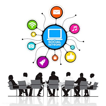 Social network business meeting | Free stock vector - 394121