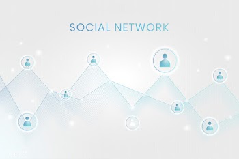 Social network connection | Free stock vector - 593017