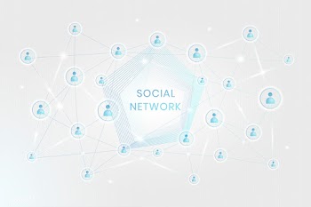 Social network connection | Free stock vector - 593040