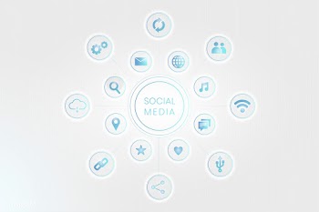 Social network icons | Free stock vector - 593062