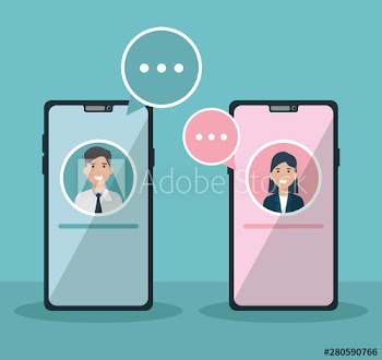 social network media flat design
