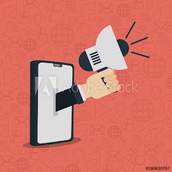 social network media flat design
