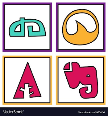 Social network symbols in speech balloons vector image