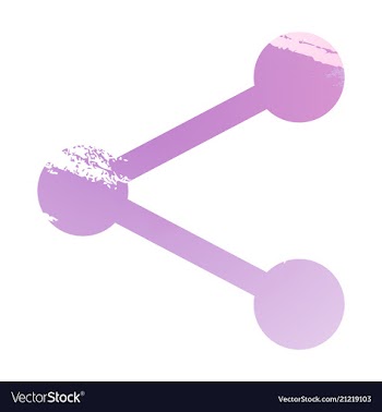 Social networking icon web design flat icon vector image