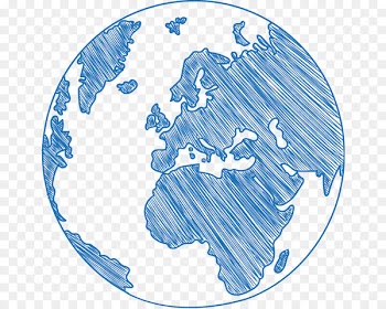 Social science Resource Investment Euclidean vector - Hand-painted blue Earth 