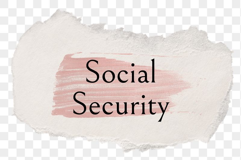 Social security png word sticker | Free PNG - rawpixel