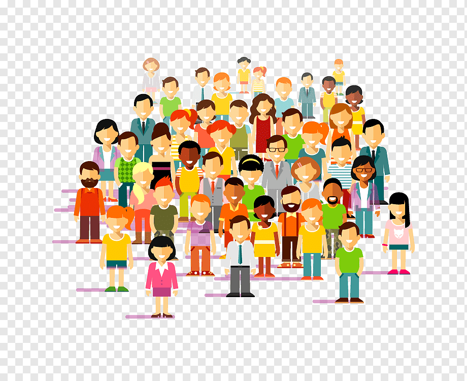 Society, cartoon crowd, child, culture, text png