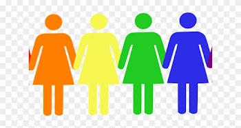 Society Clipart Staff - People Holding Hands Rainbow