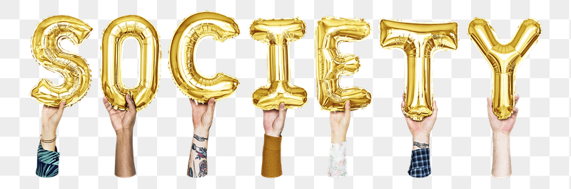 Society word png, hands holding | Free PNG - rawpixel