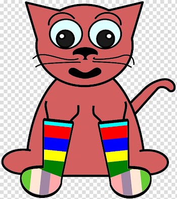 Sock , Color glove cat nose transparent background PNG clipart