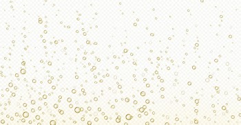 Soda bubbles, champagne, water or oxygen air fizz Free Vector