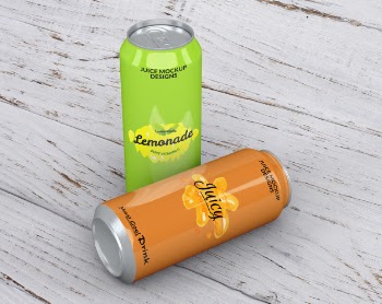 Soda can mockup Free Psd