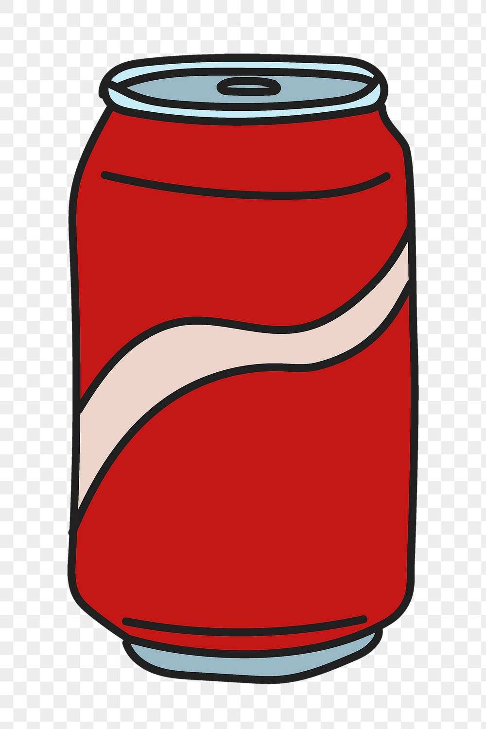 Soda can png sticker, soft | Free PNG Illustration - rawpixel