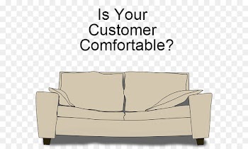 Sofa bed Couch Chair Line Angle - comfortable vector 