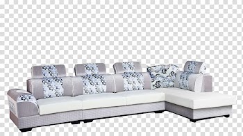 Sofa bed Couch Chair, White sofa transparent background PNG clipart