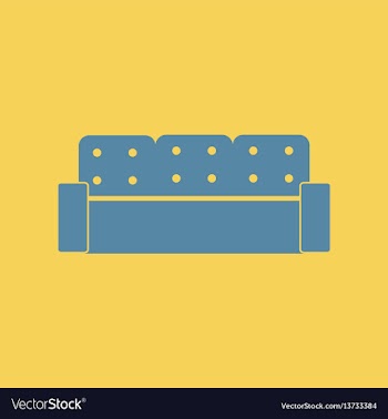 Sofa vector image