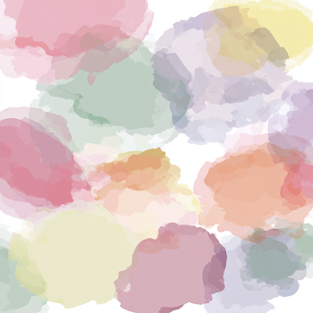 Soft Abstract Watercolor Composition
