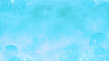 Soft Aqua Blue Underwater Background with Bubbles