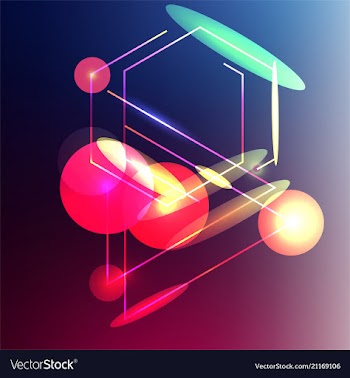 Soft colored abstract background vector image