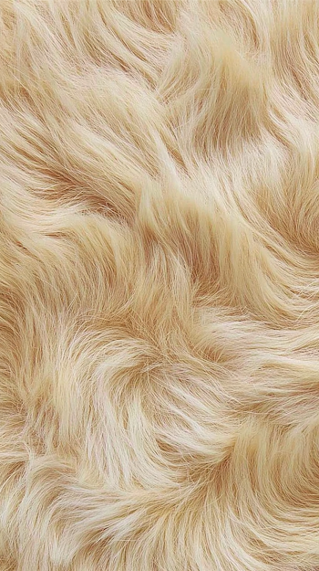 Soft Cream Beige Animal Fur Texture