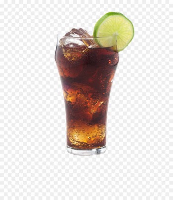 Soft drink Rum and Coke Coca-Cola Milkshake Juice - Glass bubble bubble sticking 