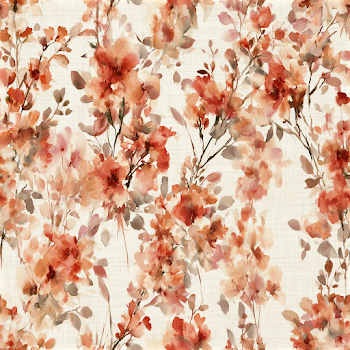 Soft Floral Watercolor Seamless Pattern