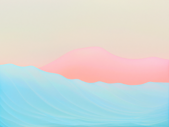 Soft Ocean Waves at Sunrise