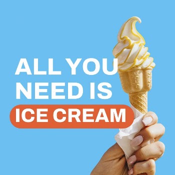 Soft serve Instagram post template, | Free Vector Template - rawpixel