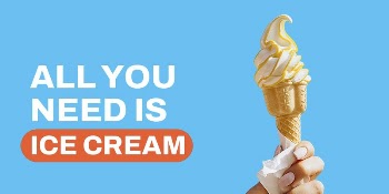 Soft serve Twitter post template, | Free PSD Template - rawpixel