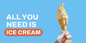 Soft serve Twitter post template, | Free Vector Template - rawpixel