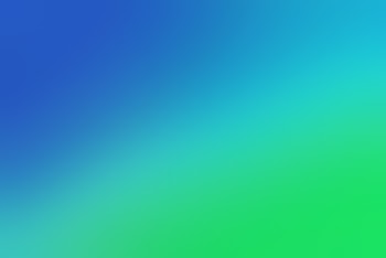 Soft transition on blue into green