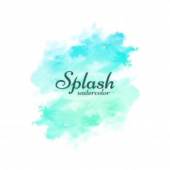 Soft watercolor splash decorative design background Free Vector