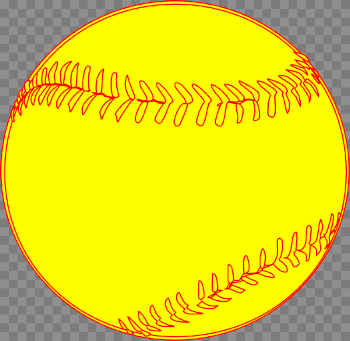 Softball Transparent Background PNG