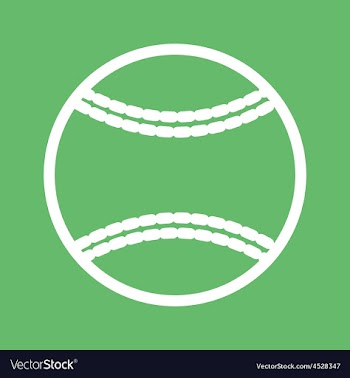 Softball vector image