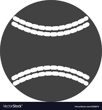 Softball vector image